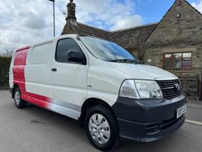 TOYOTA HIACE 2007 (07) at Ron White Trade Cars Wakefield