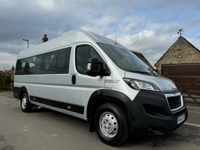 Peugeot Boxer 2.0 BlueHDi 440 L4 H2 Euro 6 4dr Minibus Diesel Silver