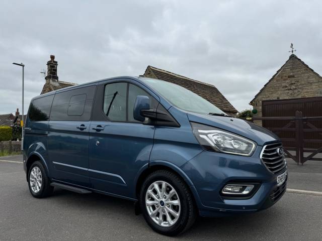 Ford Tourneo Custom 2.0 320 EcoBlue Titanium Auto L1 Euro 6 (s/s) 5dr Minibus Diesel Blue