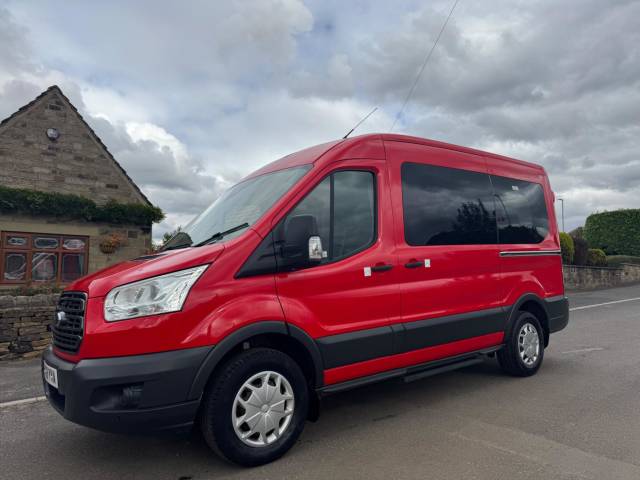Ford Transit 2.2 TDCi 350 HDT Trend L2 H2 5dr Minibus Diesel Red