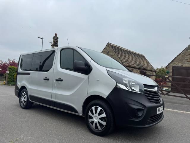 Vauxhall Vivaro 1.6 CDTi 2900 BiTurbo ecoFLEX L1 H1 Euro 6 (s/s) 5dr (9 Seat) Combi Van Diesel Silver