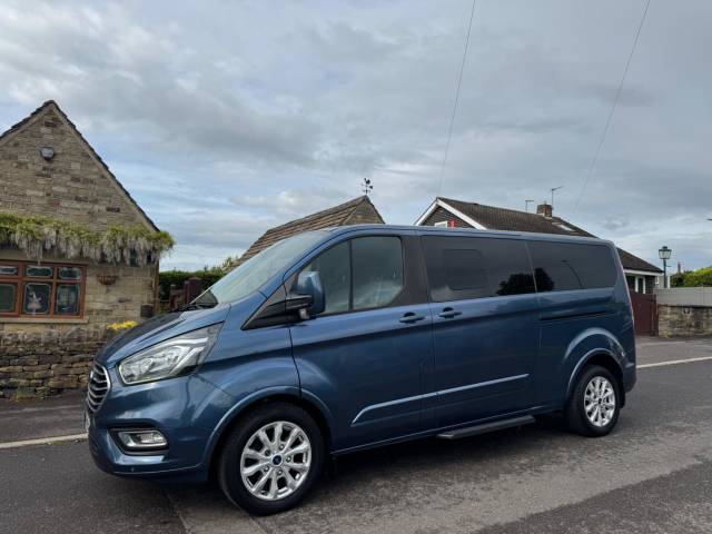 Ford Tourneo Custom 2.0 320 EcoBlue Titanium Auto L2 Euro 6 (s/s) 5dr Minibus Diesel Blue