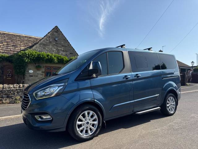 Ford Tourneo Custom 2.0 320 EcoBlue Titanium Auto L1 Euro 6 (s/s) 5dr Minibus Diesel Blue