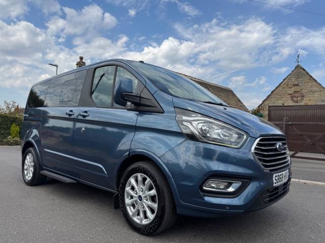 Ford Tourneo Custom 2.0 310 EcoBlue Titanium L1 Euro 6 (s/s) 5dr Minibus Diesel Blue