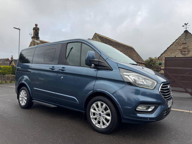 Ford Tourneo Custom 2.0 320 EcoBlue Titanium L1 Euro 6 (s/s) 5dr Minibus Diesel Blue